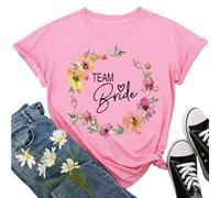 JPHCHSC T-Shirt à Manches Courtes Bride, Enterrement de Vie de Jeune Fille, Économie EVJF, Vêtements pour Femmes, Mariage 109