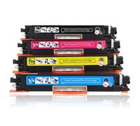 JPLhzVYsu Cartouche de Toner 4 pièces 130A CF350A CF351A CF352A CF353A Compatible avec Pro CP1025 MFP M176n M177fw M176 M177