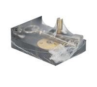 JPM Serrure pêne dormant 101000-01-2Y noir 110 mm gauche