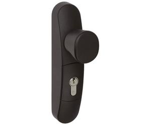 Jpm - Poignee anti-panique seule-bouton tournant - Finition.Noir -