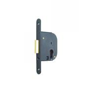 JPM Coffre petit modèle 235000-02-0X – pêne dormant axe 50 mm profil européen noir bout rond