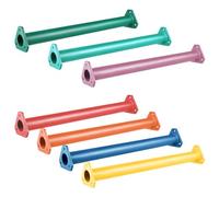 JPOIP Lot de 7 échelons d'échelle en Acier de 40,6 cm 7 Couleurs pour arrière-Cour et Aire de Jeux pour Enfants en intérieur et en extérieur