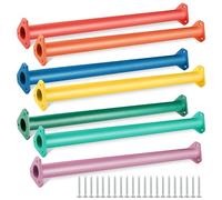 JPOIP Lot de 7 échelons d'échelle en Acier de 55,9 cm pour Jardin, Aire de Jeux et Escalade pour Enfants en intérieur et en extérieur