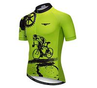 JPOJPO Maillot de cyclisme à manches courtes pour homme Séchage rapide