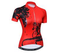 JPOJPO Maillot de cyclisme d'été pour femme - Manches courtes