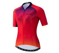 JPOJPO Maillot de cyclisme pour femme avec 4 poches à fermeture éclair réfléchissante S-3XL L JP6015