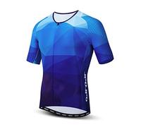 JPOJPO Maillot de cyclisme pour homme - Tailles S-3XL - Polyester - Fermeture éclair réfléchissante - 4 poches, 1jp3112, poitrine 98/104 cm étiquette L