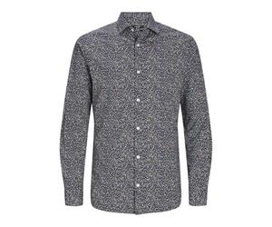 Jprblablackpool Ls Aw24 Sn T-Shirt Stretch, Night Sky/Fit : Slim fit, S