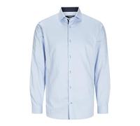 JACK & JONES Jprblaparker Detail T-Shirt L/S Aw24 Sn Chemise d'affaires, Chambray Blue/Fit : Slim fit, M Homme
