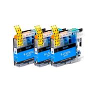 JPrbtfycr Compatible with Chip LC223 LC221 Ink Cartridge for MFC-J4420DW MFC-J4620DW MFC-J4625DW MFC-J480DW MFC-J680DW MFC-J880DW Printer Models Third Party Replacement(3pcs Cyan)