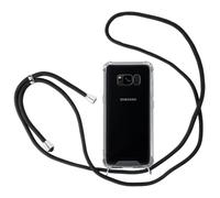 JProtect Chaîne de téléphone portable pour Samsung Galaxy S8 Plus,Coque de protection antichoc,S8 Plus,Avec ruban/cordon/cordon,Noir,Avec bande,Chaîne de téléphone portable S8 Plus