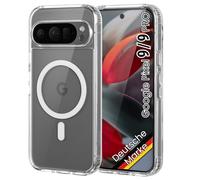 JProtect Coque de protection MagSafe pour Google Pixel 9/Pro (excellente protection et force magnétique) - Coque de protection magnétique transparente pour Google Pixel 9 Pro - Accessoire MagSafe