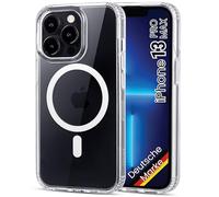 JProtect Coque de protection pour iPhone 13 Pro Max, protection supérieure et force magnétique, transparente, pour iPhone 13 Pro Max, coque magnétique pour accessoires MagSafe, résistante aux chocs