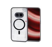 JProtect Coque de protection pour Nothing Phone 2a/2a Plus, noire, protection supérieure et force magnétique, transparente, pour Nothing Phone 2a+, coque de protection magnétique pour accessoires