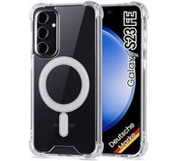 JProtect Coque de protection pour Samsung Galaxy S23 FE, protection supérieure et force magnétique, transparente, pour Samsung S23 FE, aimant pour accessoires MagSafe, coque antichoc
