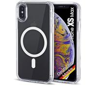 JProtect pour iPhone XS Max Coque pour Magsafe (Protection supérieure et force magnétique) Coque de téléphone magnétique transparente pour iPhone XS Max - Coque magnétique pour accessoires MagSafe