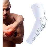 JPSDOWS Bras rembourré - Attelle d'-Bras Protection Cou- Compression Protection Support Sports Guard Sleeve, Elbow Arm Sleeve Guard Protector for Riding, Roller-Skating