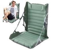 JPSDOWS Coussin de siège gonflable pliable | siège gonflé avec dossier | coussin de chaise de sol gonflable confortable pour voyage randonnée sport plage pêche camping