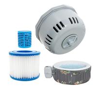 JPSDOWS Support de filtre pour jacuzzi, P6653 P05343 - Support de cartouche filtrante avec 1 filtre partie 1 - Pièces de nettoyage pour jacuzzi 54112 54113 54148 54123 54129 54144