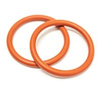 JPshop - 2 Joints ORM 0350-41 silicone rouge compatible avec Delonghi 5332149100 pour machines à café Ecam - Magnifique - Primadonna ø corde 4,1 mm - ø intérieur 35,0 mm pour piston groupe café