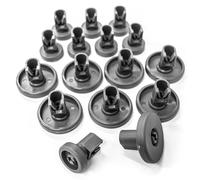 JPshop - 2 kits de roues 16 + 16 pièces panier supérieur et panier inférieur lave-vaisselle compatibles avec Rex Electrolux