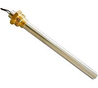 Jpshop Bougie d'allumage pour poêle à granulés 250 W, diamètre 9,9 mm, longueur 140 mm (150 mm total), filetage 3/8" gaz, pour Ecoteck, Ravelli