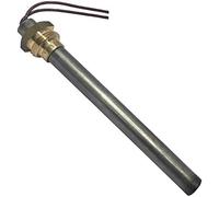 Jpshop Bougie de résistance allumage poêle à granulés de 250 W, 114 mm-94 mm, filetage 3/8 ", diamètre 12,5 mm, pour poêles Ravelli