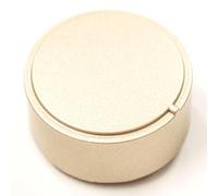 JPshop - Bouton argenté plaque de cuisson Ø6 mm - Moyeu 3 mm compatible avec Ariston Indesit C00111686