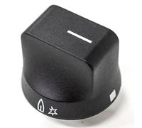 JPshop - Bouton noir plaque Ø6 mm - Moyeu 10 mm compatible avec Electrolux 3550377265