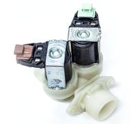 JPshop - Électrovanne double 2 voies 180° charge eau machine à laver compatible avec Rex Electrolux 1325186110