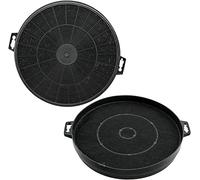 jpshop Filtre à charbon actif Ø 21 cm Adaptable à Ariston Whirlpool Bosch Lot de 2