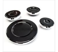 JPshop - Kit 4 brûleurs avec plaques de cuisson adaptable pour cuisinière compatible avec Ariston