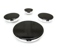 JPshop - Kit 4 brûleurs avec plaques de feu lisses adaptable à cuisinière compatible avec Ariston