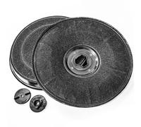 jpshop Pack de 2 filtres pour hotte à Charbon Actif Ø 23 cm. Faber