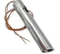 Jpshop Résistance d'allumage pour poêle à granulés Dimensions : 120|130 mm - Ø tube : 25 mm - Ø résistance : 16 mm - Puissance 350 W
