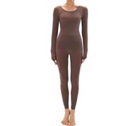 JPSSJGYH sous-vêtements Thermiques Ultra Minces pour Femmes, Haut de Couche de Base sans Couture et Leggings, Ensembles de sous-vêtements Thermiques Doux pour Le Temps Froid (Purple,L)