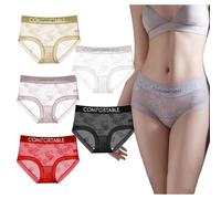 JPSSJGYH Taille Haute Dentelle Shapewear Culottes, contrôle du Ventre (5pcs A,XXL:150-170 LB)