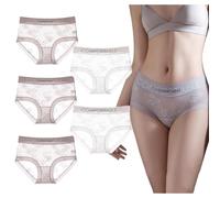 JPSSJGYH Taille Haute Dentelle Shapewear Culottes, contrôle du Ventre (5pcs C,XL:130-150 LB)
