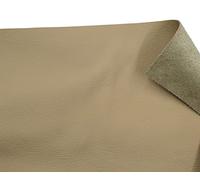 JPstraps - Cuir et cuir 100% authentique de production régulière pour maroquinerie et couture, idéal pour les artisans, les designers, l'artisanat, le DIY ou les projets en cuir (beige, 50 cm x 40 cm)