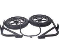 JPT Kit de roues d'appui pour adultes Noir