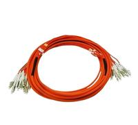 JPVLCNDJ Faisceau de cordons de raccordement en Fiber OM2 12 4 6 8 24 cœurs LC-LC 5m-50m 20m10m5m30m cavalier SC FC ST E2000 MM, cordon de raccordement optique 4C8C12C(20m 12 cores LC-LC)