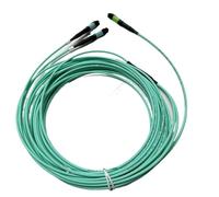 JPVLCNDJ Séparateur MPO 16 cœurs, cordon de raccordement for Fiber optique 1x2, TYPE B vers femelle, 3 mètres, 5M, 400G OM3 OM4, 10 Gigabit, 1x2, optique MTP 16C FTTH(OM4 female B 5m)