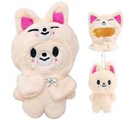JPWPFAA Porte-clés Stray Kids Skzoo, Pendentif Peluche Skzoo de 10 cm, Peluche SKZ, pour Les Fans de Stay, Les Couples et Anniversaires, Compatible avec Les Sacs à Dos et Les Sacs à Main (F)