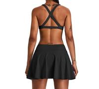JPXJGT Fitness Jogging Sportswear de Yoga Gym 2 Pièces Survêtement de Sport pour Femme (Size:xl,Color:Black)