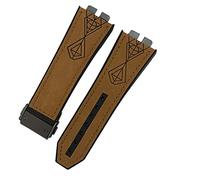 JPXXFM 17 * 27mm Genuine Leather Rubber Silicone Watchband For Big Bang 42mm 441 440 Calfskin Quick Release Watch Strap