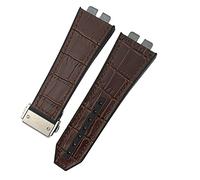 JPXXFM 17 * 27mm Genuine Leather Rubber Silicone Watchband For Big Bang 42mm 441 440 Calfskin Quick Release Watch Strap
