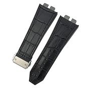 JPXXFM 17 * 27mm Genuine Leather Rubber Silicone Watchband For Big Bang 42mm 441 440 Calfskin Quick Release Watch Strap