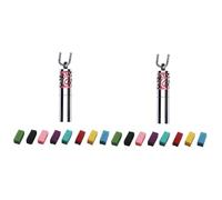 JPXXFM 2 Ensembles Bijoux De Cou Pendentif En Acier Inoxydable Collier Femme Pendentif De Stockage De Parfum Collier Chaîne Clavicule Accessoires Facile Hommes Et Femmes