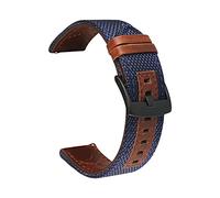 JPXXFM 20 22mm Leather Watch Band Straps For Forerunner 245/645/158/745/55 Bracelet For Venu 2 Vivoactive 3/4 Watchband