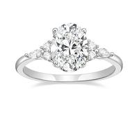 JPXXFM 3CT RING ENGAGNE COUPE CUBIQUE CUBIQUE Zirconie Marquise Round CZ Eternity Maridal Band pour les femmes Taille 3-12, Metal, Cubic Zirconia